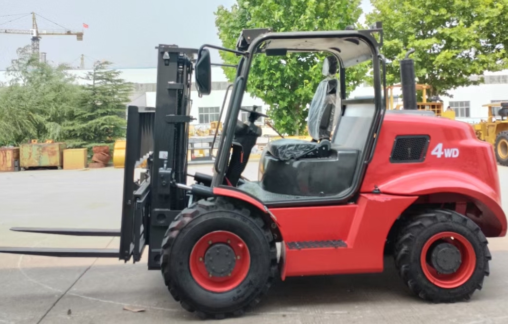 3.5tons 4WD all rough terrain diesel forklift with XinChai EURO3 or Kholer EPA4 engine