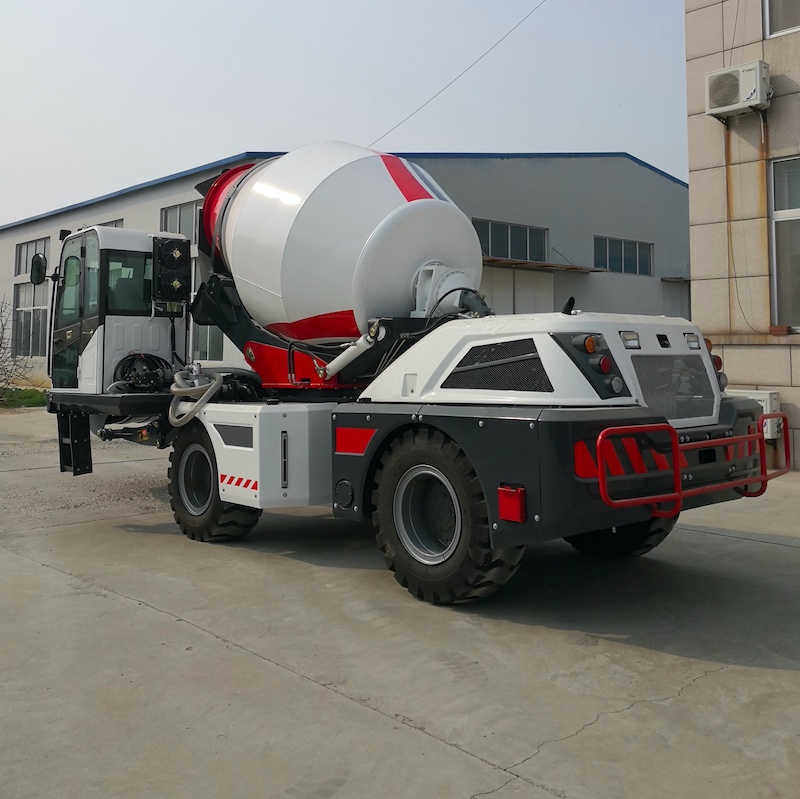 3.5m3 self-loading mobile concrete mixer