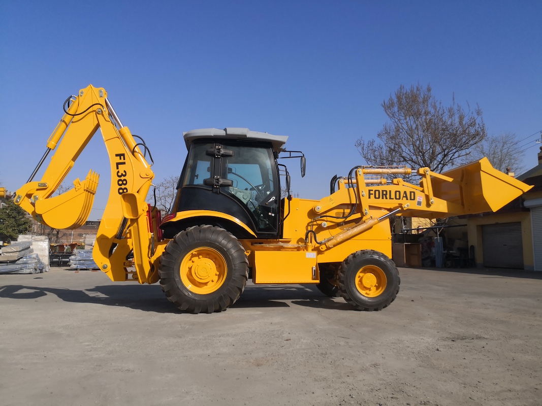 FL388 backhoe wheel loader