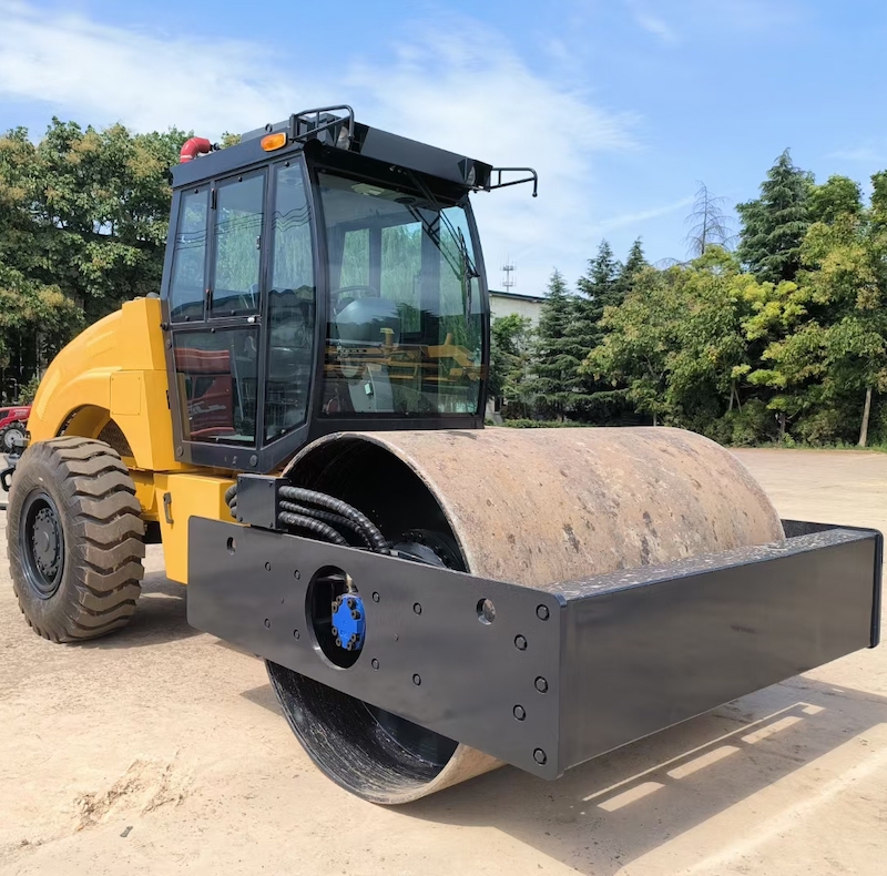8ton to 14ton single drum full hydraulic road roller